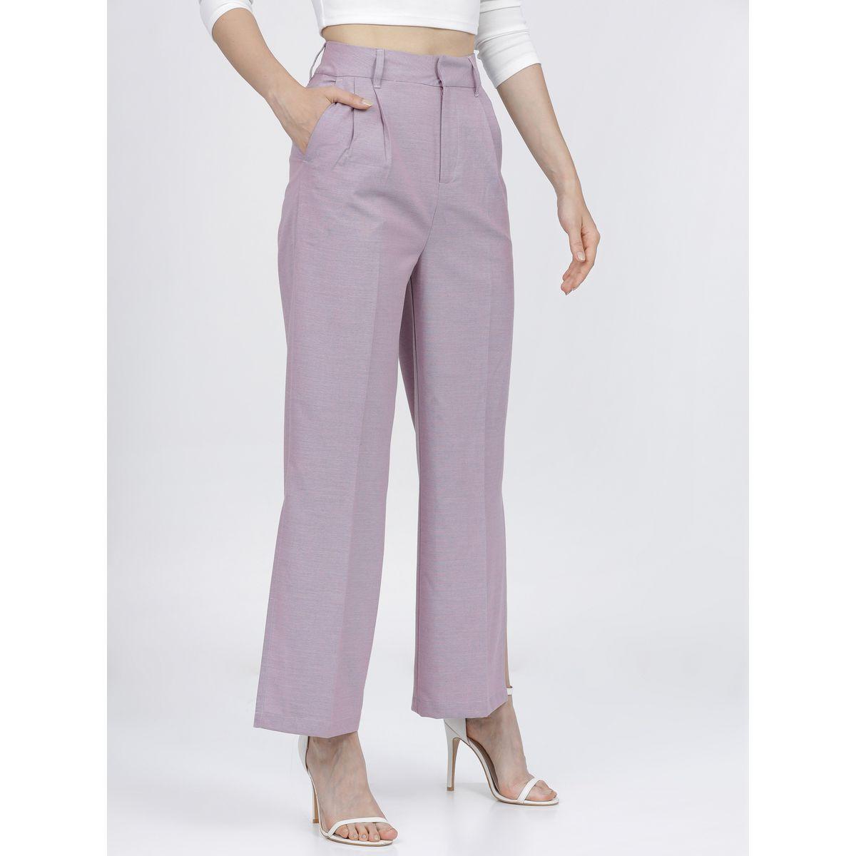 Tokyo Talkies X Styli  High Rise Pleated Detail Trousers-women-clothing-bottoms-trousers-image-1