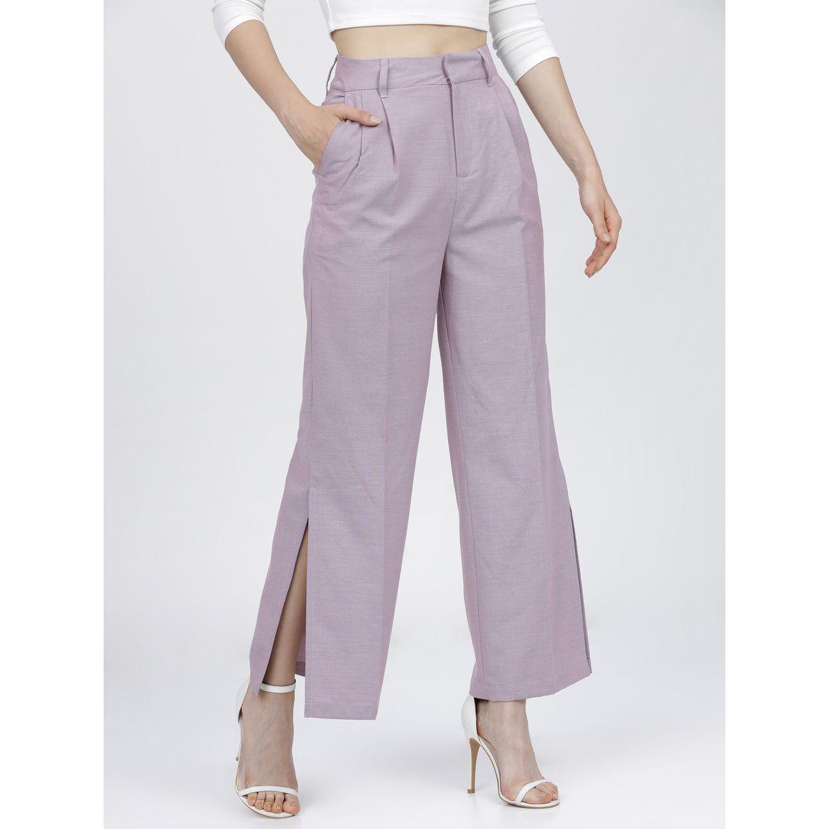 بنطال مزين بكسرات وخصر عالي طوكيو توكيز × ستايلي-women-clothing-bottoms-trousers-image-6