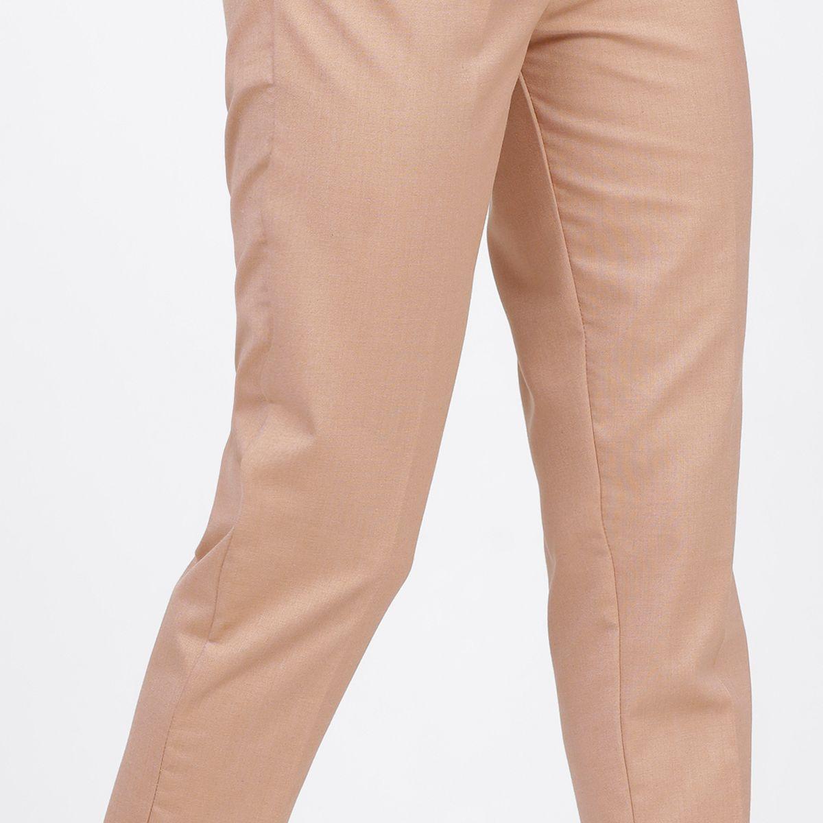 Tokyo Talkies X Styli  High Rise Belted Paper Bag Waist Tapered Trousers-women-clothing-bottoms-trousers-image-1