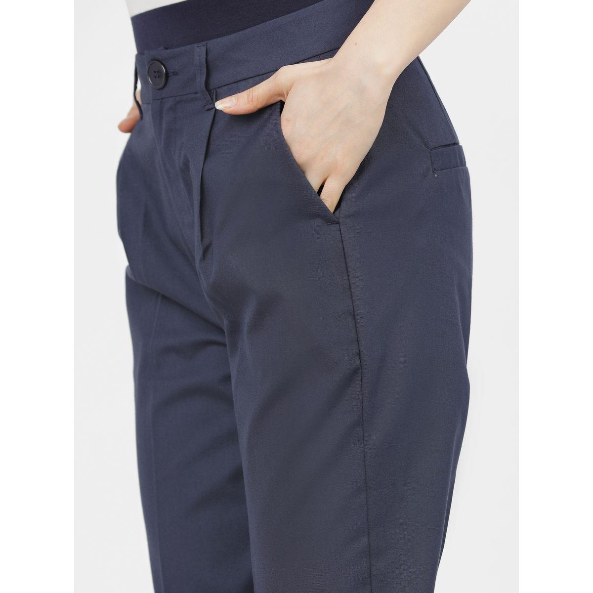 بنطال بكسرات وخصر عالي مع جيوب طوكيو توكيز × ستايلي-women-clothing-bottoms-trousers-image-4