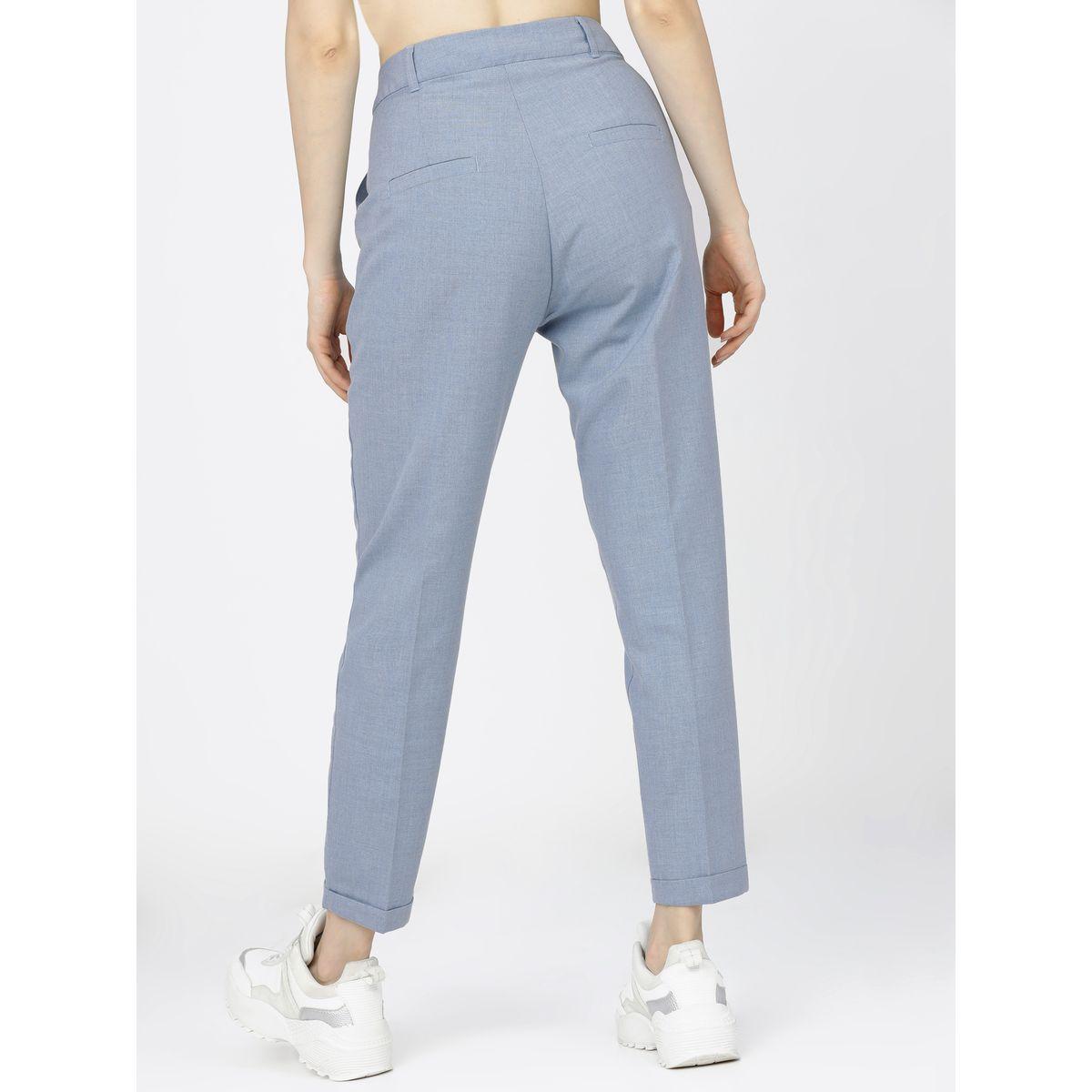 بنطال بطول الكاحل وتفاصيل بارزة الملمس طوكيو توكيز × ستايلي-women-clothing-bottoms-trousers-image-3