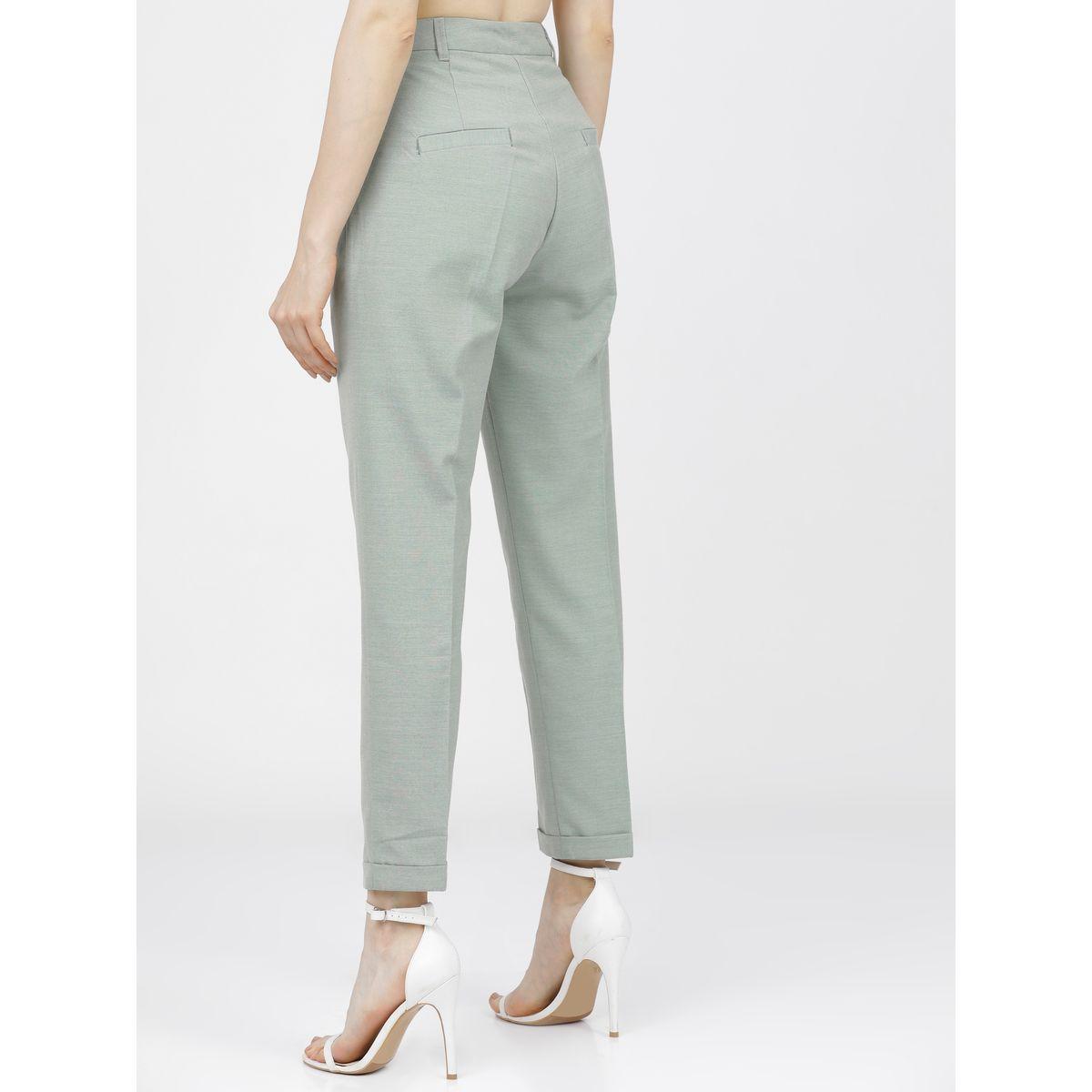 بنطال بكسرات وخصر عالي طوكيو توكيز × ستايلي-women-clothing-bottoms-trousers-image-3