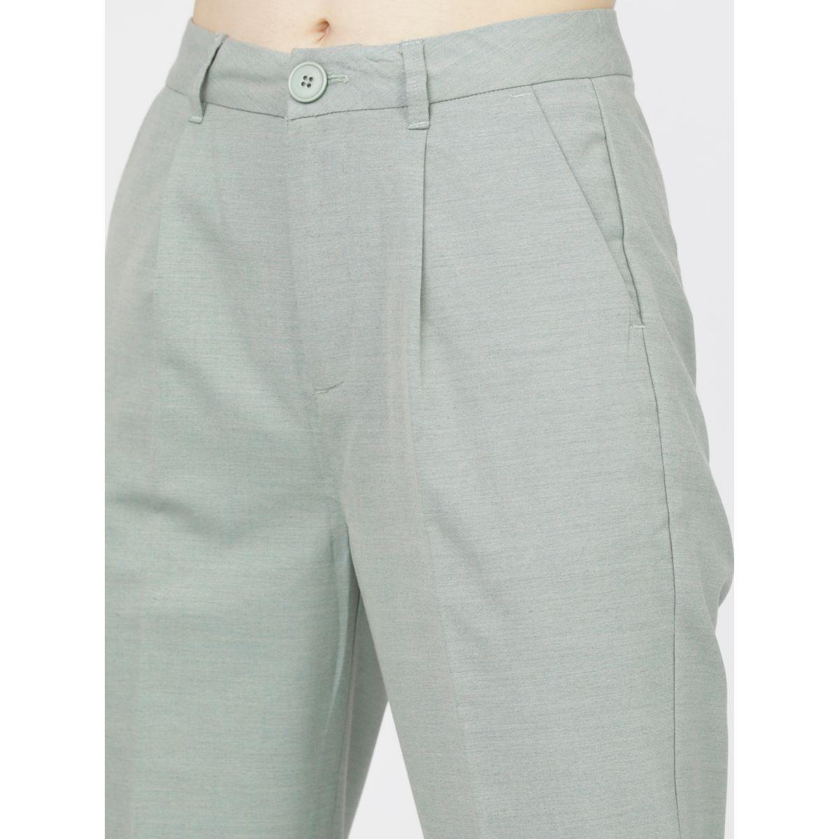 بنطال بكسرات وخصر عالي طوكيو توكيز × ستايلي-women-clothing-bottoms-trousers-image-4