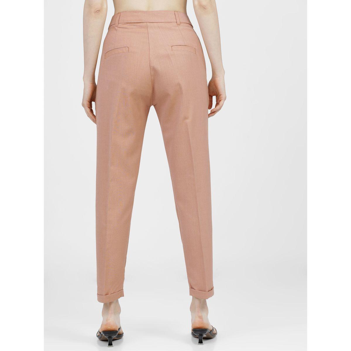بنطال بتفاصيل كسرات مع جيوب طوكيو توكيز × ستايلي-women-clothing-bottoms-trousers-image-3