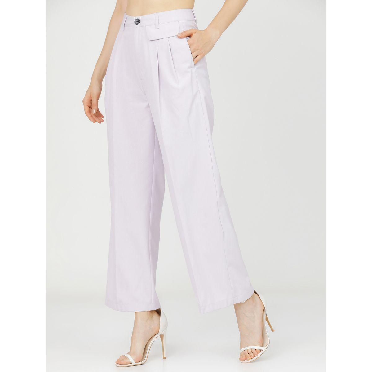 بنطال بقصة أرجل مستقيمة وكسرات طوكيو توكيز × ستايلي-women-clothing-bottoms-trousers-image-2
