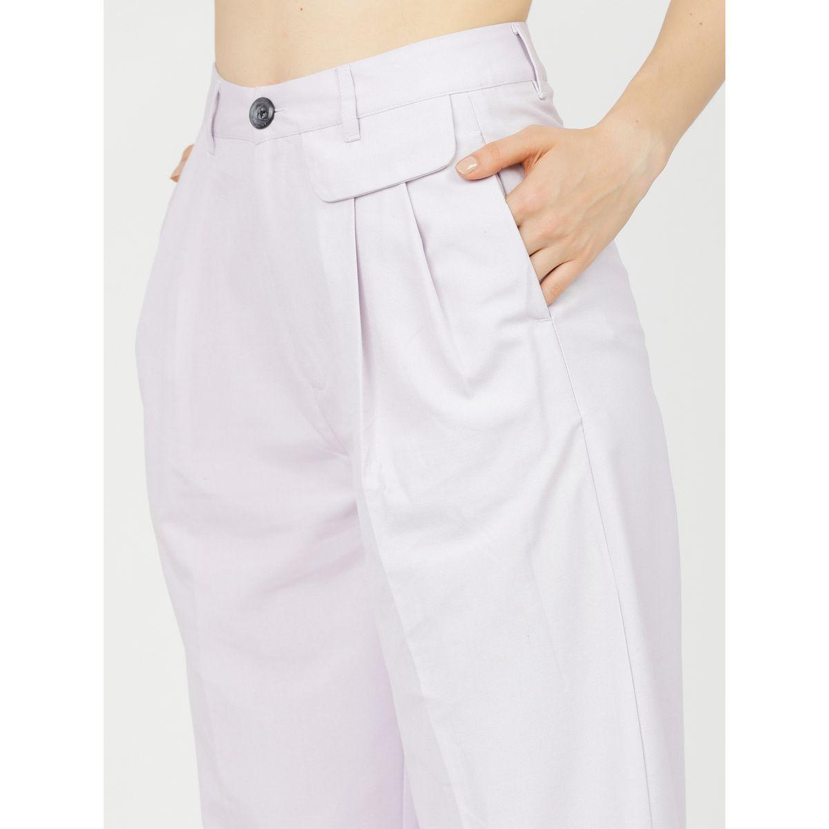 بنطال بقصة أرجل مستقيمة وكسرات طوكيو توكيز × ستايلي-women-clothing-bottoms-trousers-image-4