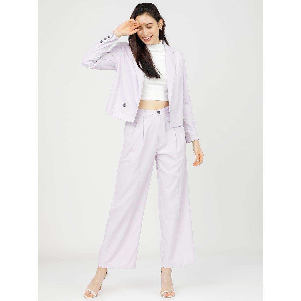 بنطال بقصة أرجل مستقيمة وكسرات طوكيو توكيز × ستايلي-women-clothing-bottoms-trousers-image-5
