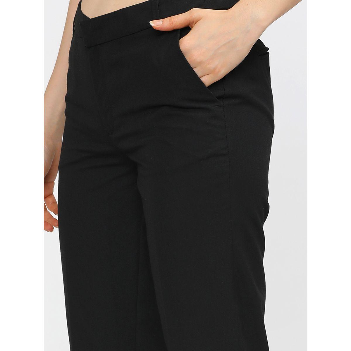 بنطال سادة قصير بخصر متوسط طوكيو توكيز × ستايلي-women-clothing-bottoms-trousers-image-4