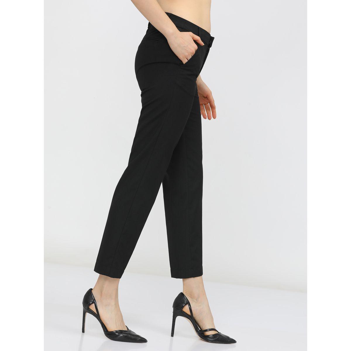 بنطال سادة قصير بخصر متوسط طوكيو توكيز × ستايلي-women-clothing-bottoms-trousers-image-6