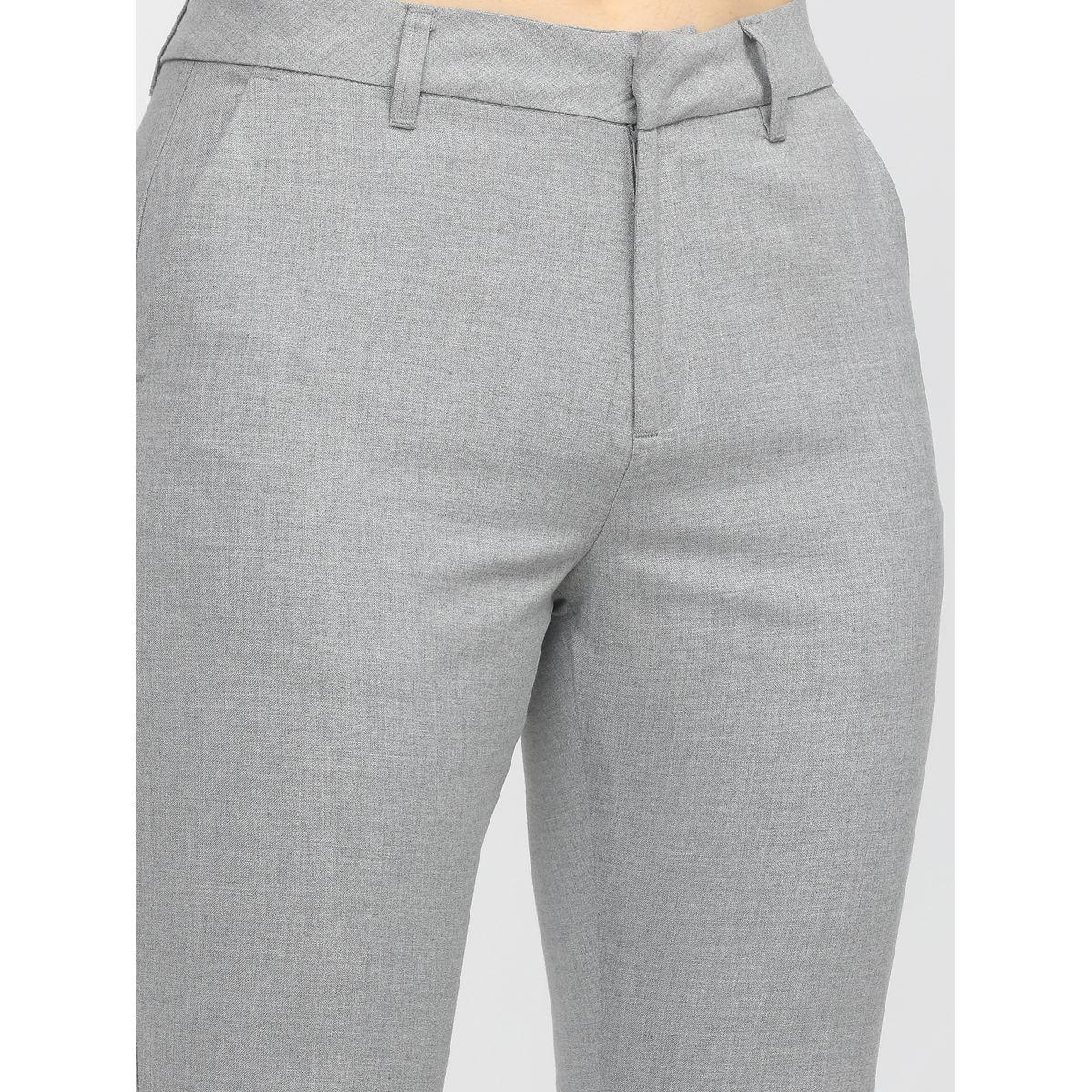 Tokyo Talkies X Styli  Textured Regular Fit Trousers with Pockets-women-clothing-bottoms-trousers-image-4