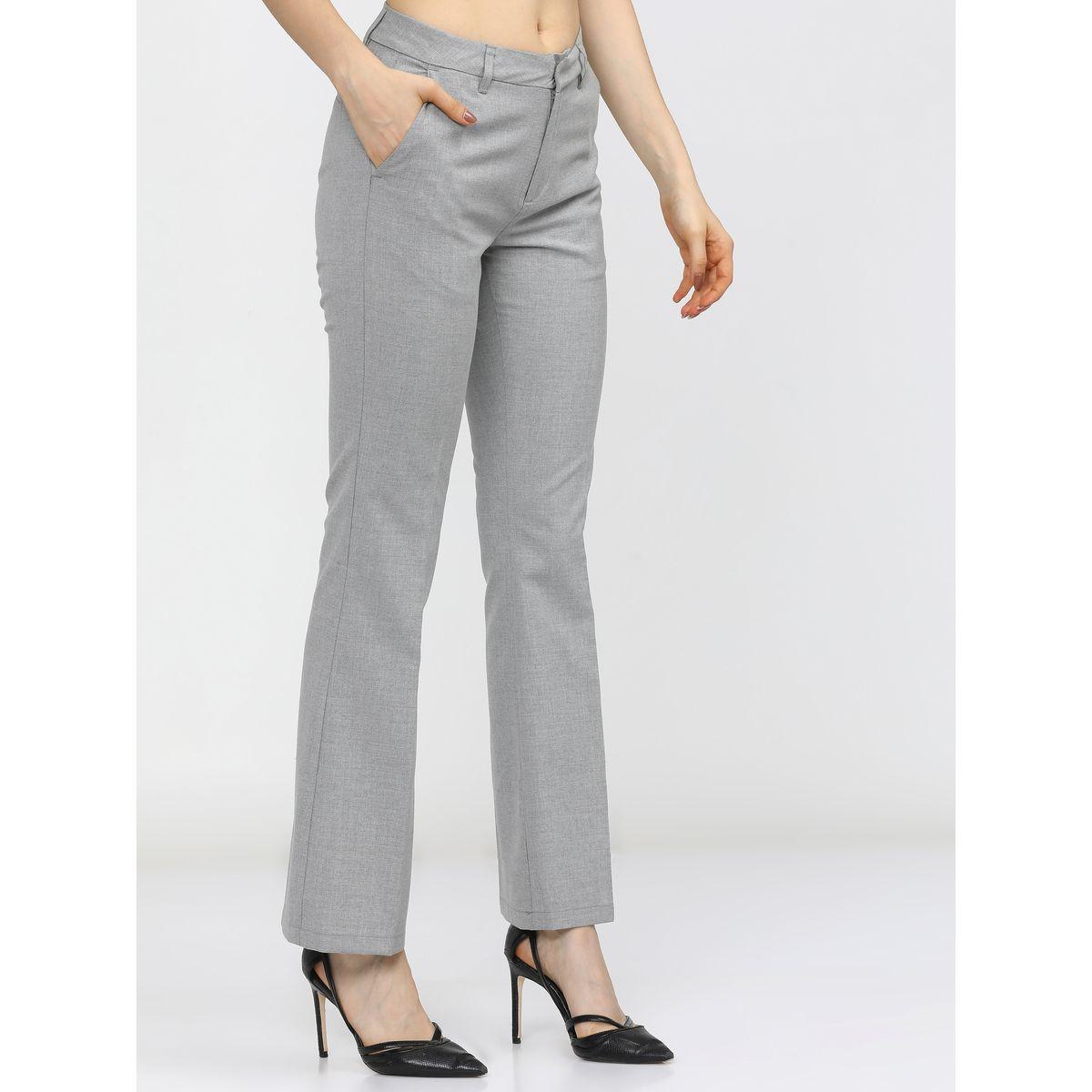 Tokyo Talkies X Styli  Textured Regular Fit Trousers with Pockets-women-clothing-bottoms-trousers-image-6