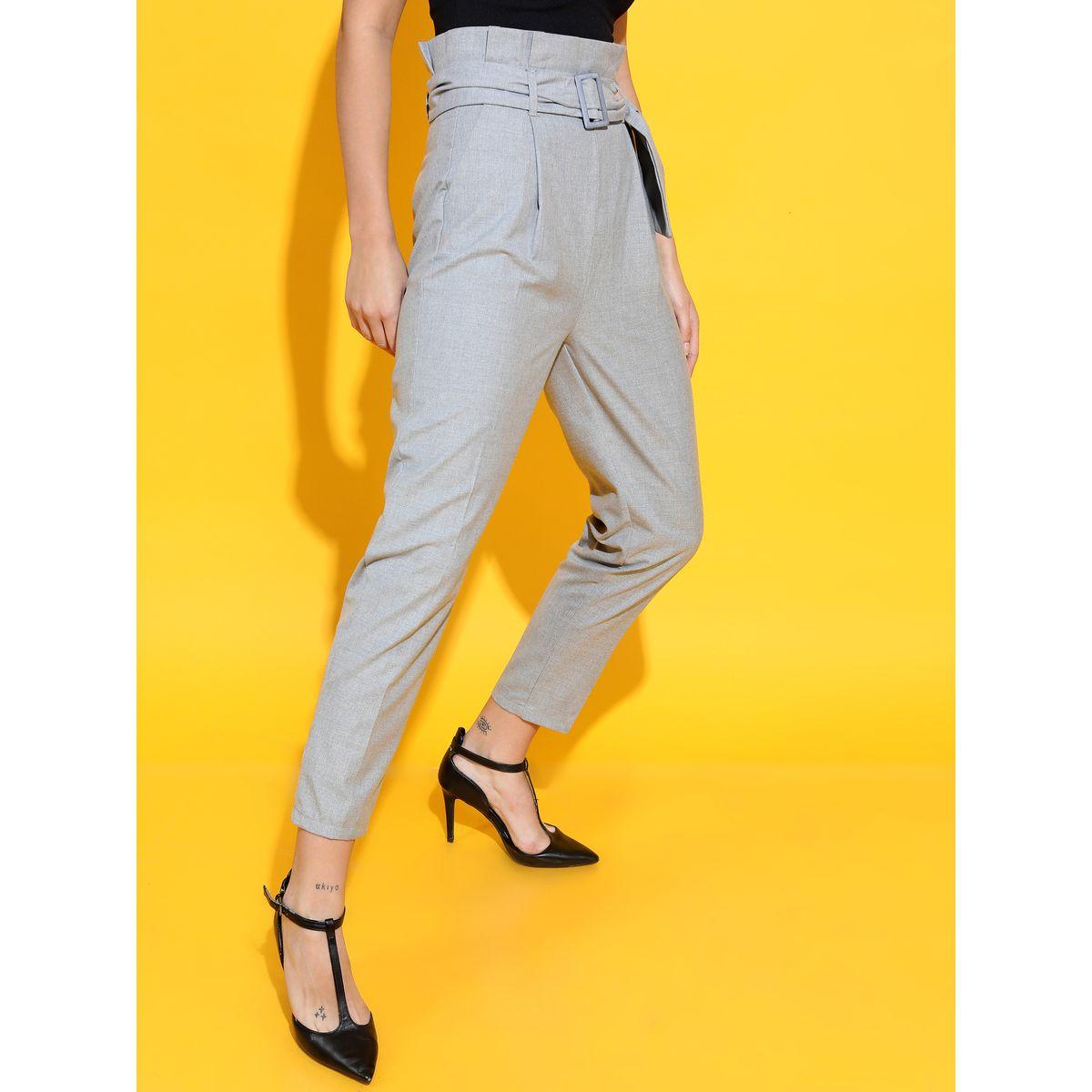 بنطال بقصة مستدقة وخصر بيبر باغ طوكيو توكيز × ستايلي-women-clothing-bottoms-trousers-image-6