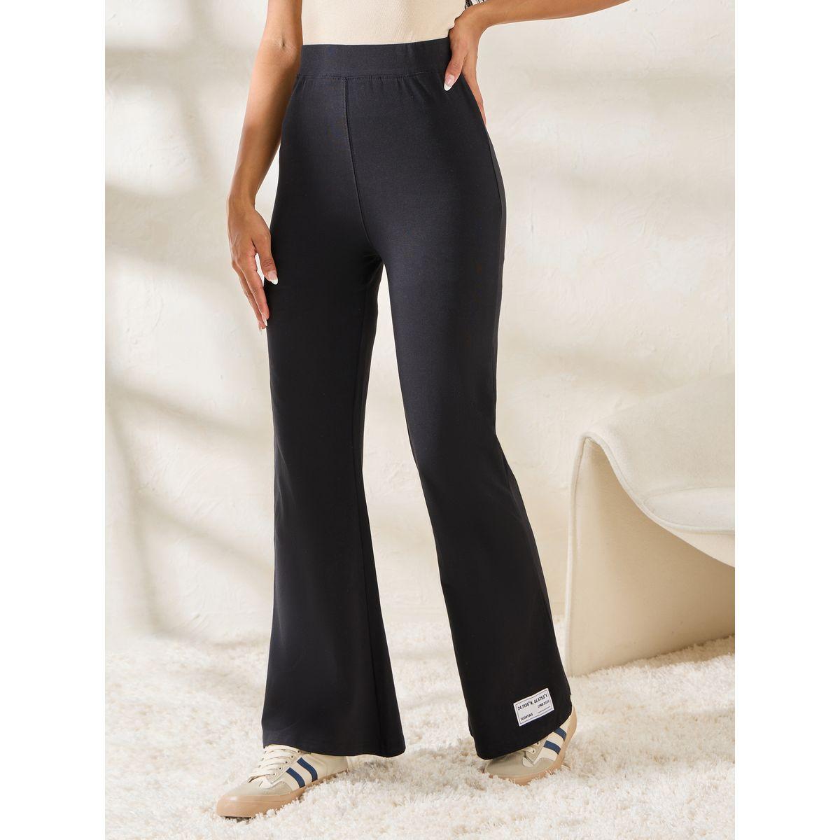 ليقنز سادة بحافة واسعة مع شارة-women-clothing-bottoms-leggings-image-3