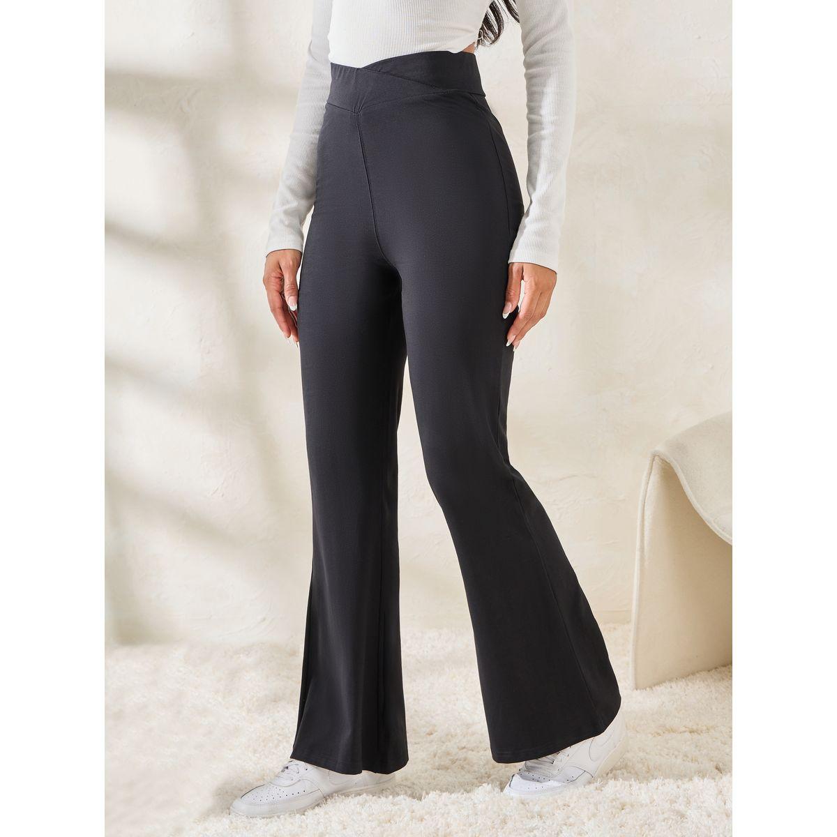 ليقنز سادة بحافة واسعة وخصر عالي-women-clothing-bottoms-leggings-image-1