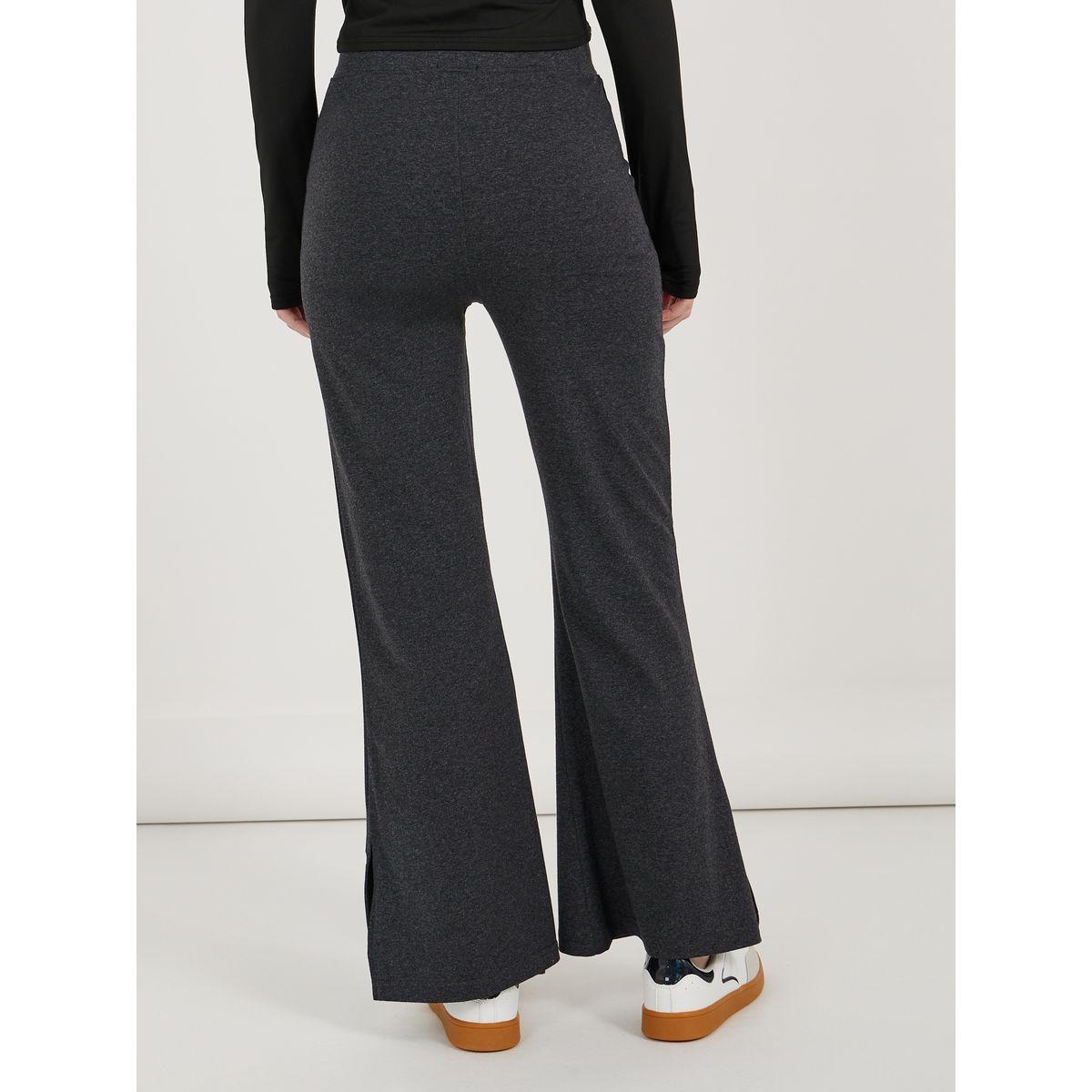 ليقنز سادة بحافة واسعة وشق جانبي-women-clothing-bottoms-leggings-image-5