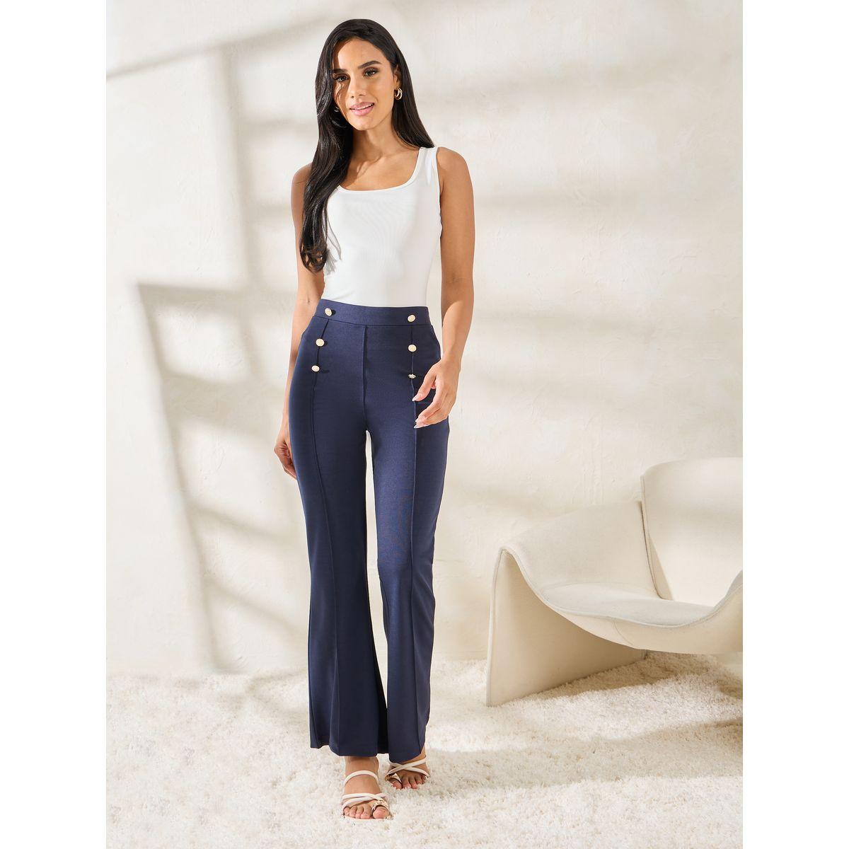 ليقنز بخصر عالي وتفاصيل ازرار-women-clothing-bottoms-leggings-image-2