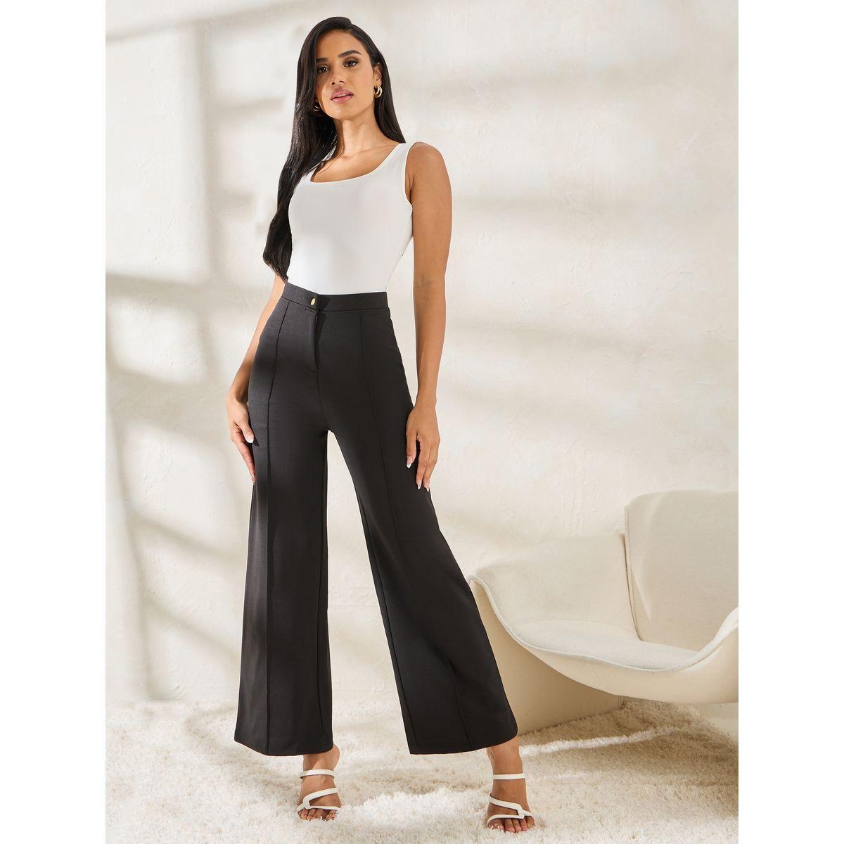 بنطال بارجل واسعة وتفاصيل محزوزة-women-clothing-bottoms-trousers-image-2