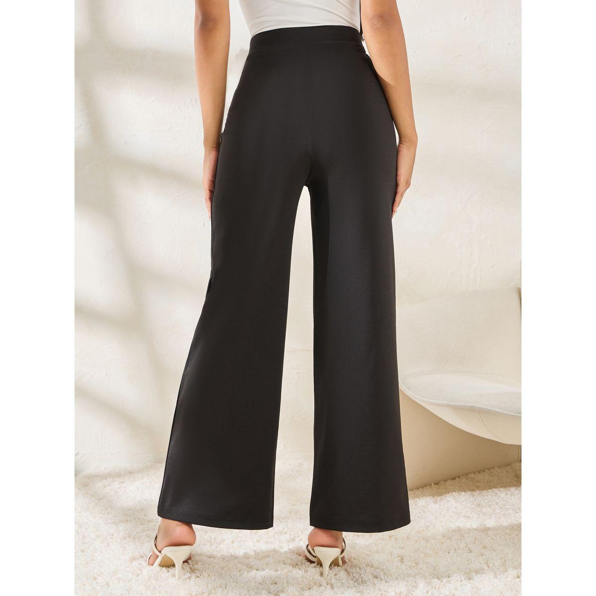 بنطال بارجل واسعة وتفاصيل محزوزة-women-clothing-bottoms-trousers-image-4