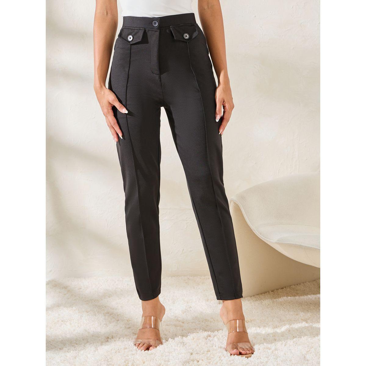 بنطال بطول الكاحل مع قصة سليم فت-women-clothing-bottoms-trousers-image-1