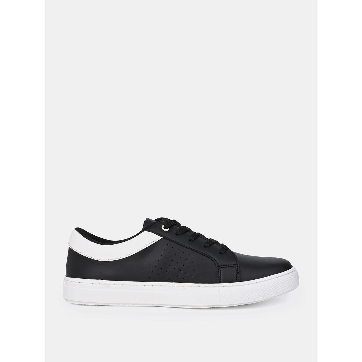 Styli Contrast Collar Lace Up Sneakers-men-shoes-sneakers-image-5