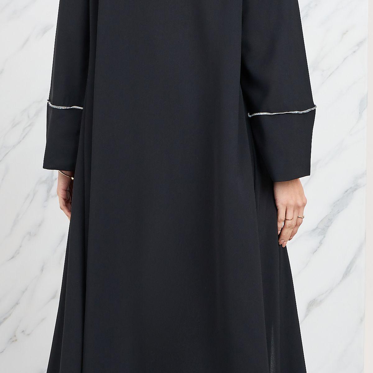 Styli Embroidered Stitch Detail Maxi Kimono-women-clothing-shirtsandblouses-shirts-image-4