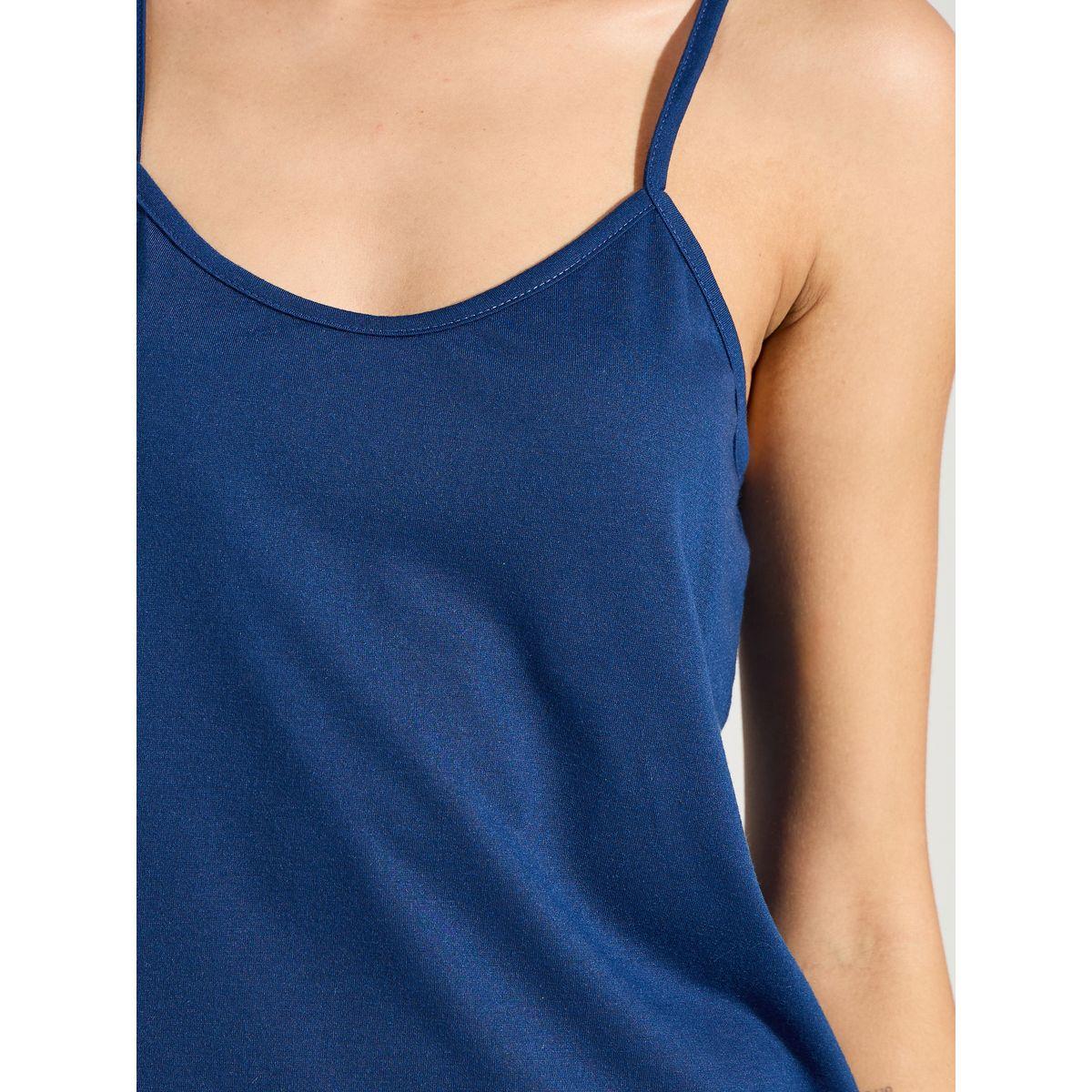 Styli Unwind Solid Cami & Geo Print Pyjama Set-women-clothing-nightwear-pyjamas-longsets-image-3