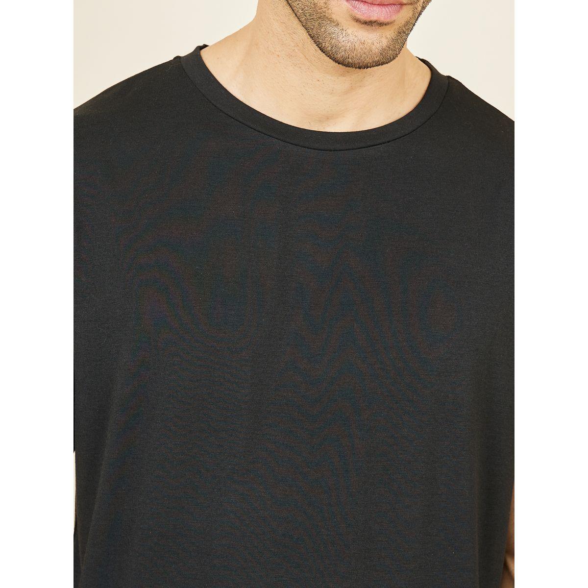 شورت بطبعة بوهو وتيشيرت بياقة دائرية-men-clothing-nightwear-sets-image-3