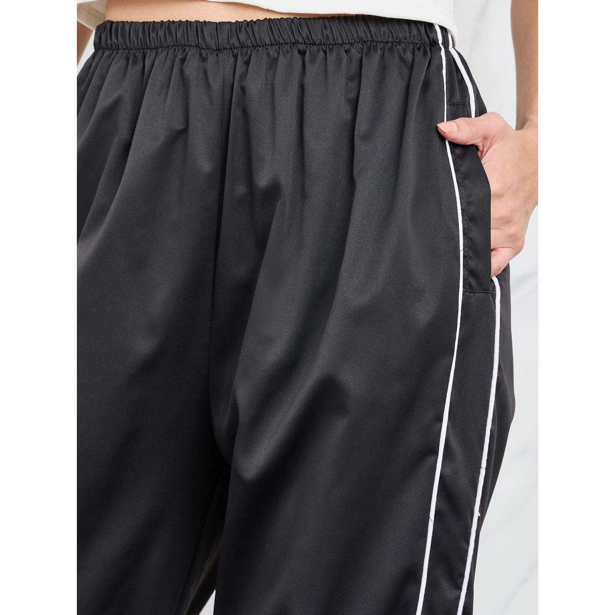 Styli Piping Detail Drawstring Hem Pants-women-clothing-bottoms-trousers-image-4