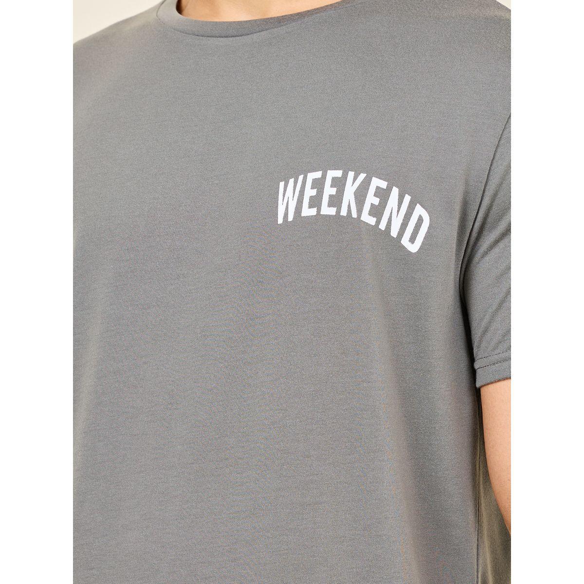Styli Unwind Weekend Print Round Neck T-Shirt and Short Set-men-clothing-nightwear-sets-image-3