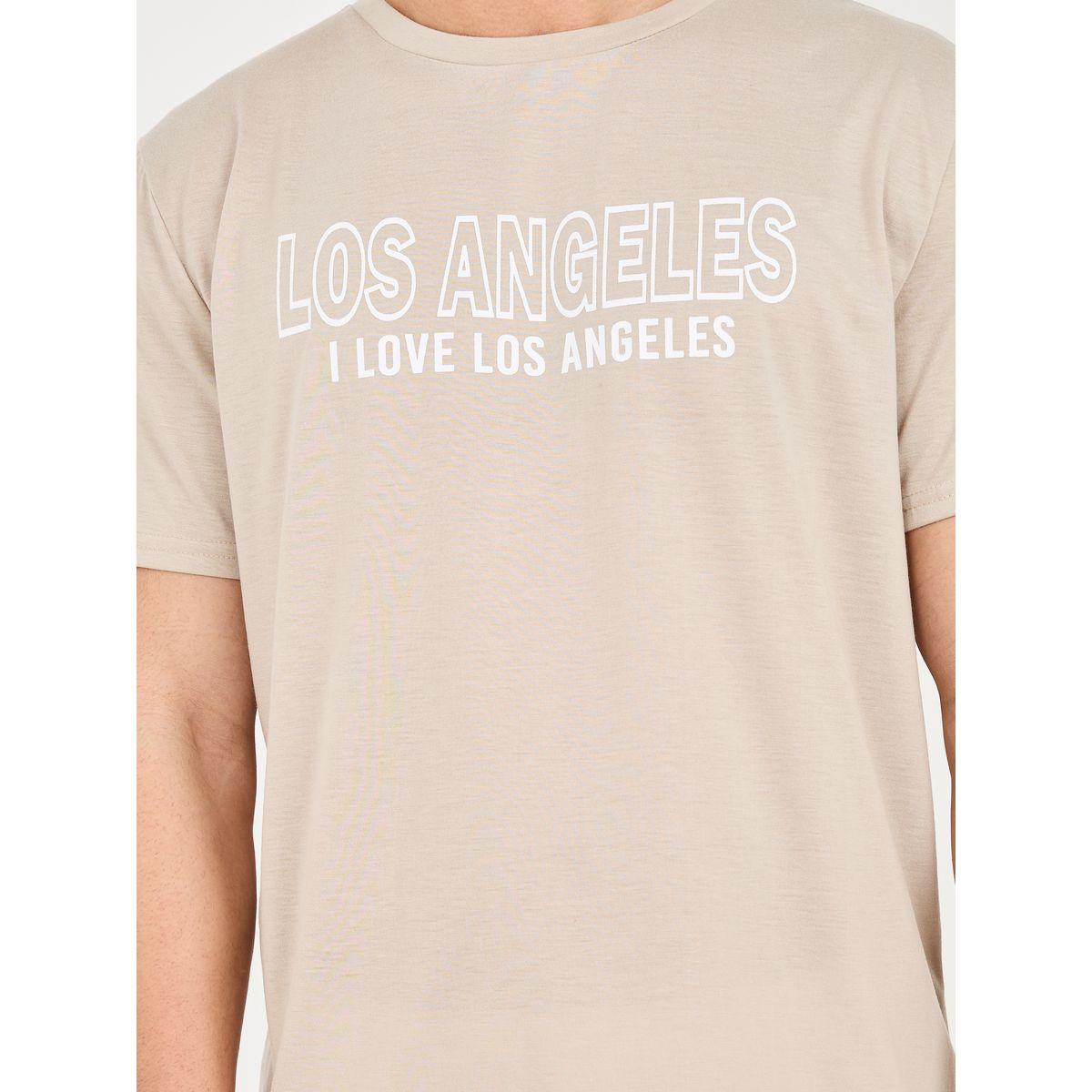 Styli Unwind Los Angeles Printed T-shirt and Contrast Side Print Short Set-men-clothing-nightwear-sets-image-3