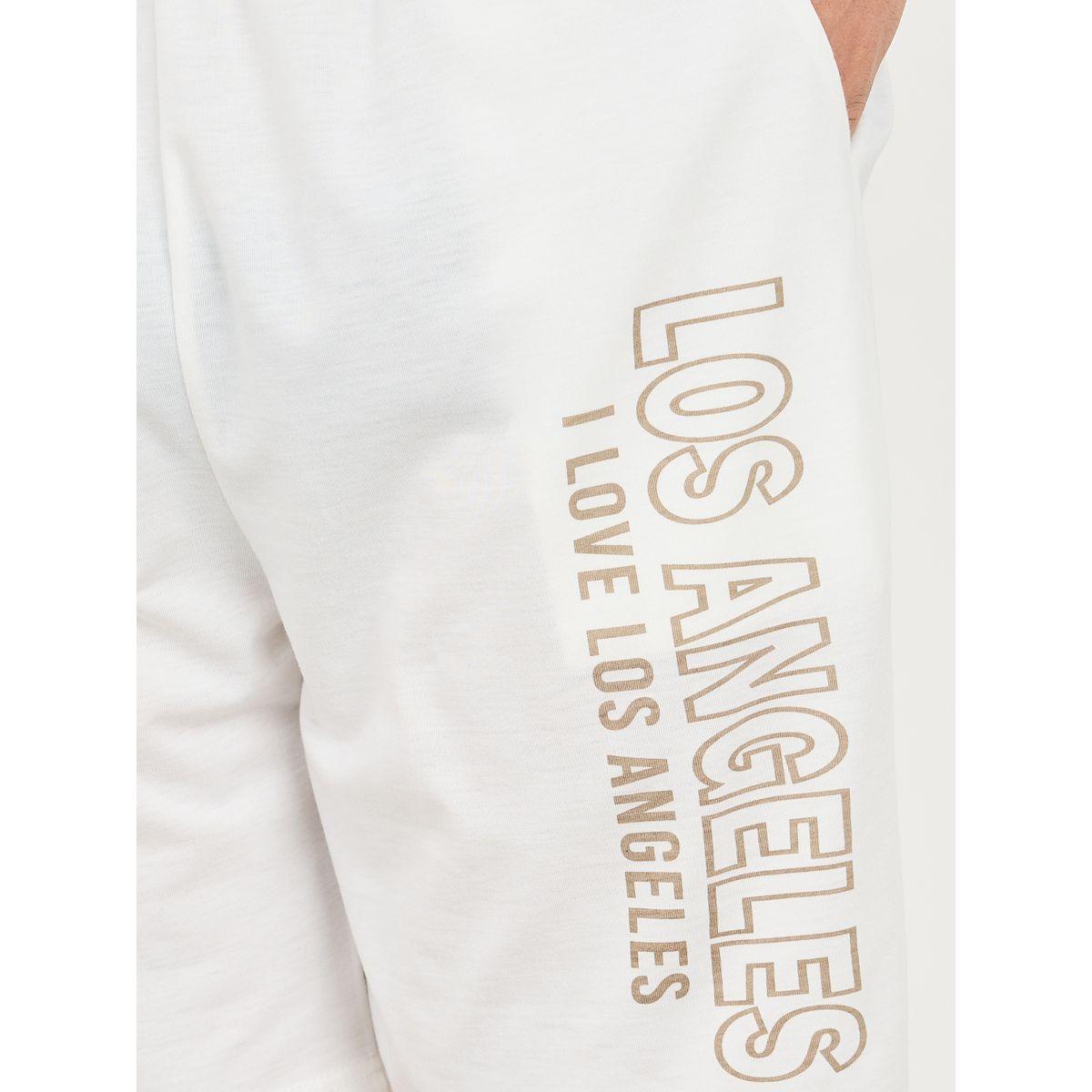 Styli Unwind Los Angeles Printed T-shirt and Contrast Side Print Short Set-men-clothing-nightwear-sets-image-5
