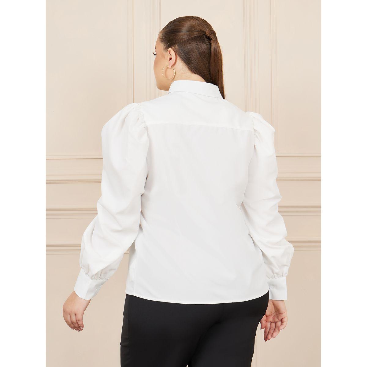 Styli Plus Puff Long Sleeve Button Down Shirt-women-clothing-shirtsandblouses-shirts-image-5