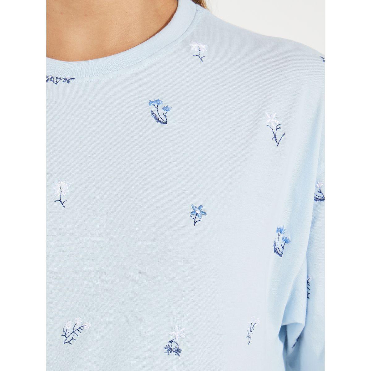 Styli Elevate Oversized All Over Floral Embroidered Front T-Shirt-women-clothing-tshirts-image-4