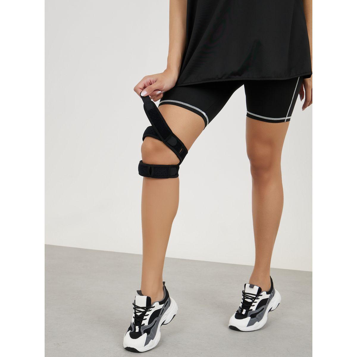 Styli Active Breathable Mesh Pain Relief & Stabilizer Dual Adjustable Strap Knee Cap-sports-gear-gym-image-3