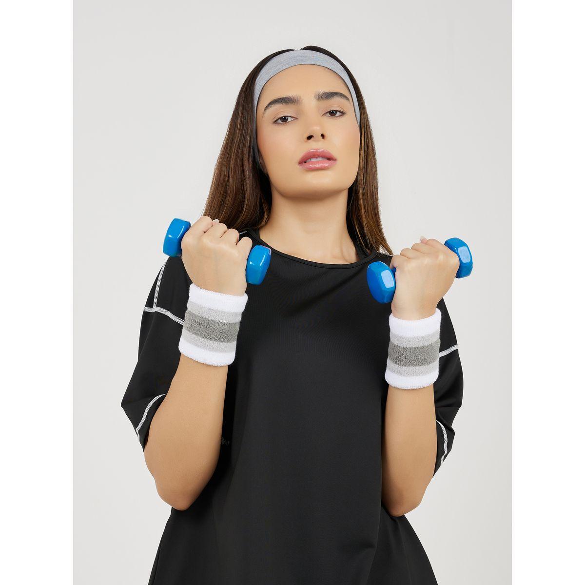 مجموعة من 2 ربطة معصم لإمتصاص العرق-sports-gear-gym-image-5
