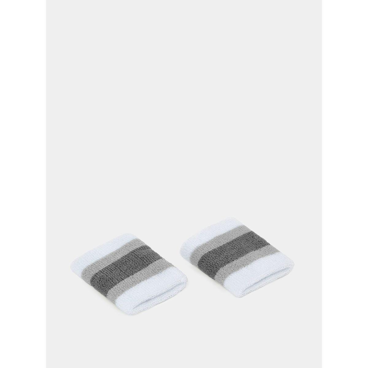 Styli Active Pack of 2 - Towel Wrist Support Sweat Band-sports-gear-gym-image-2