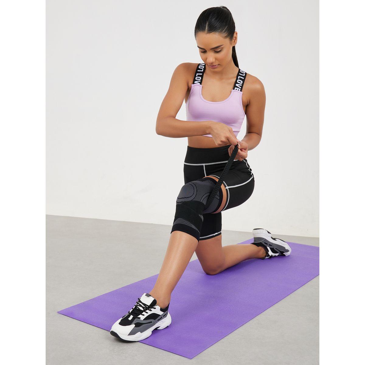 Styli Active Knee Brace Support with Adjustable Velcro Straps-sports-gear-gym-image-2