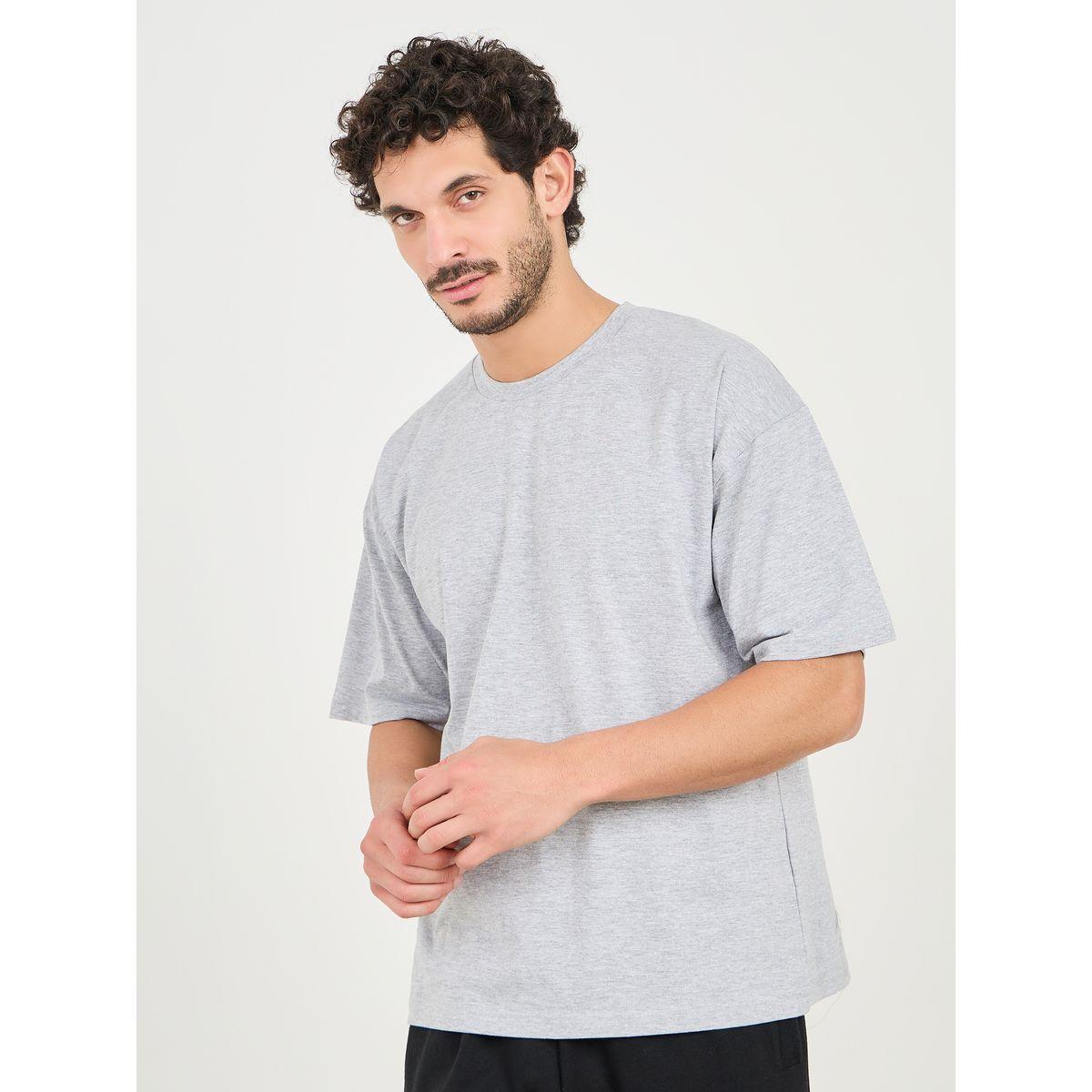 Styli Back Dolphin Floral Graphic Print Compact Jersey Oversized T-shirt-men-clothing-tshirtsandpolos-tshirts-image-3
