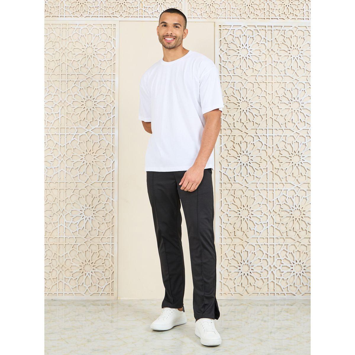 Styli Back Dragonfly Slogan Print Compact Jersey Oversized T-Shirt-men-clothing-tshirtsandpolos-tshirts-image-2