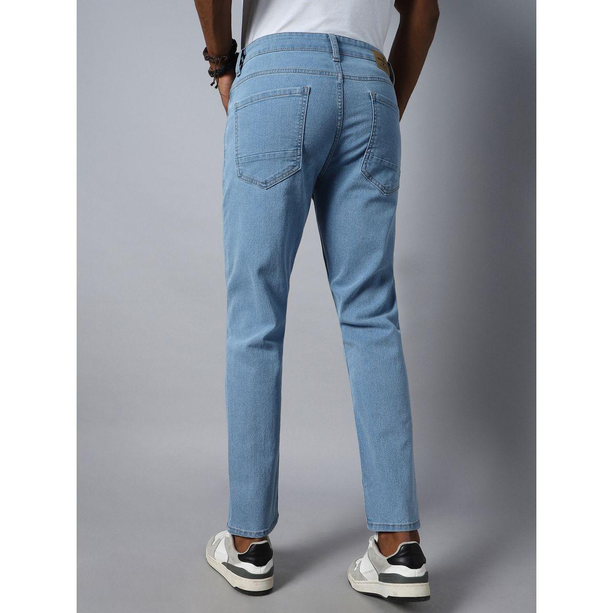 جينز بقصة مستقيمة وخصر متوسط هاي ستار × ستايلي-men-clothing-bottoms-jeans-image-2