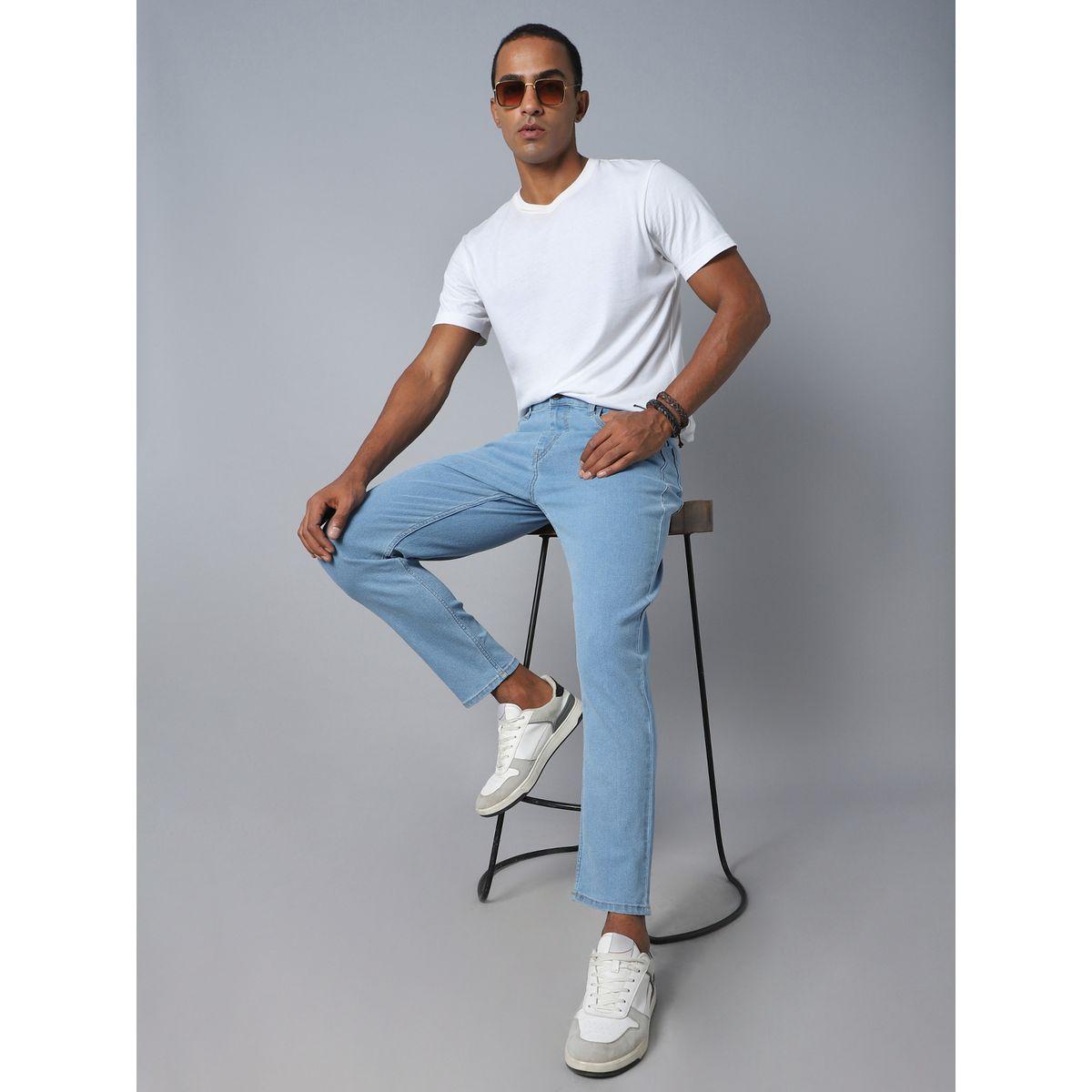 جينز بقصة مستقيمة وخصر متوسط هاي ستار × ستايلي-men-clothing-bottoms-jeans-image-4