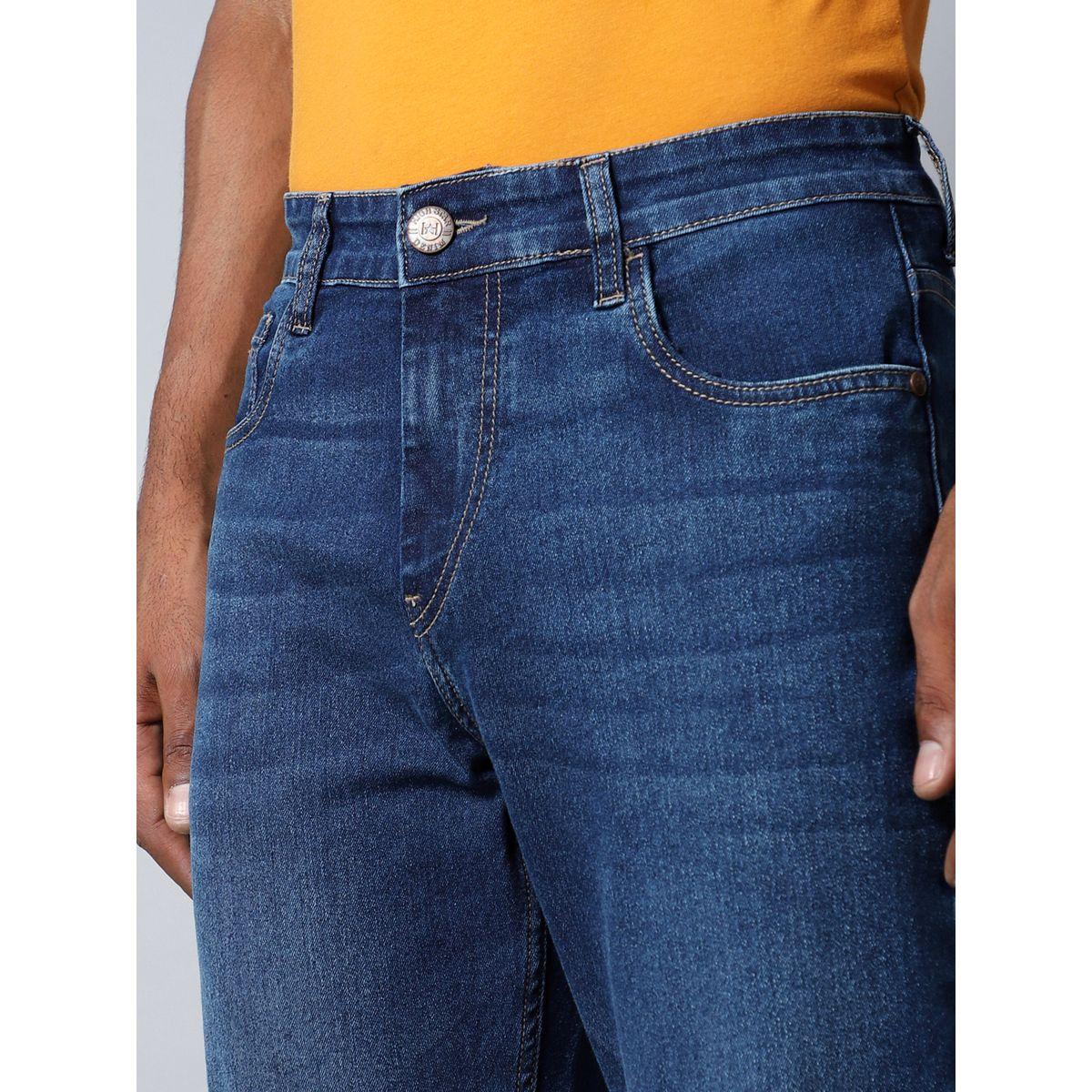 جينز بقصة مستدقة وخصر متوسط هاي ستار × ستايلي-men-clothing-bottoms-jeans-image-3