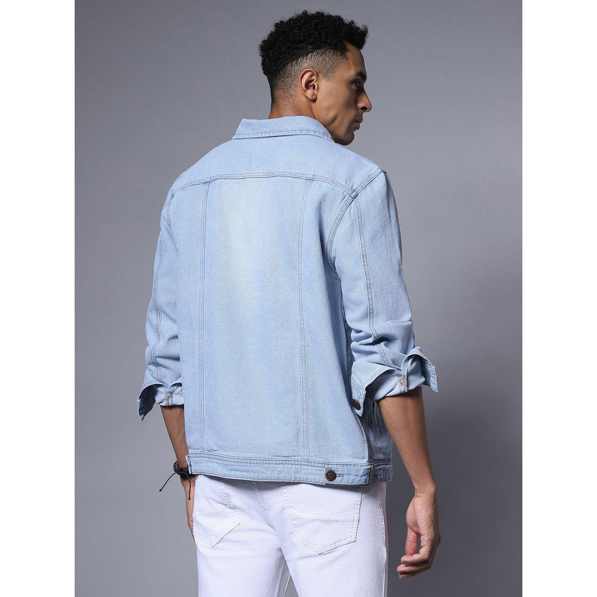 High Star X Styli Front Flap Pocket Detail Biker Denim Jacket-men-clothing-jacketsandblazers-jackets-image-3