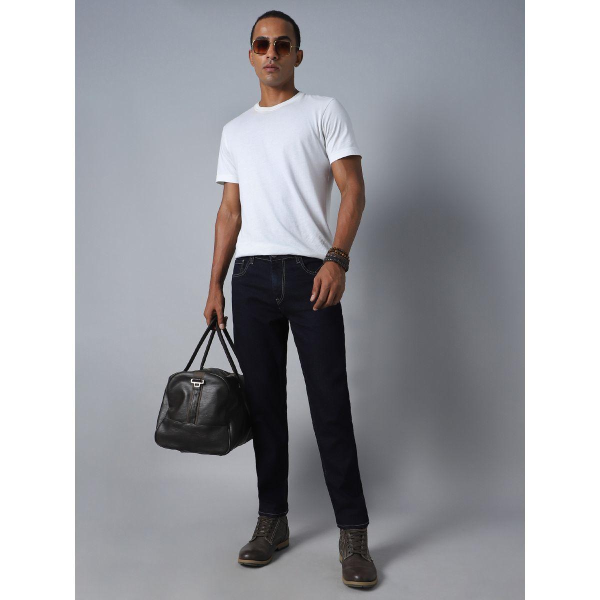 جينز بقصة مستدقة وخصر متوسط هاي ستار × ستايلي-men-clothing-bottoms-jeans-image-4