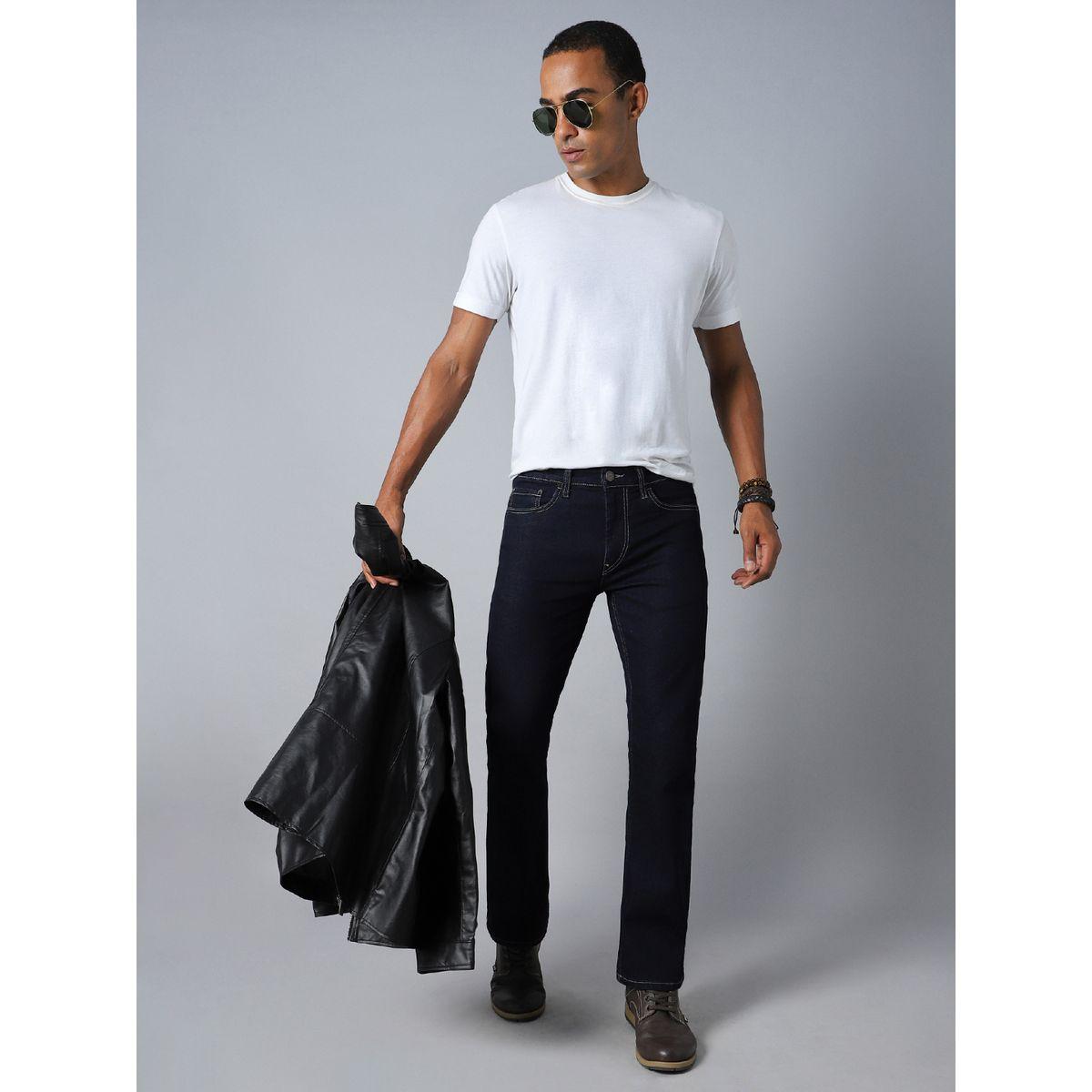جينز بنسيج قابل للتمدد مع قصة أرجل مستقيمة هاي ستار × ستايلي-men-clothing-bottoms-jeans-image-4