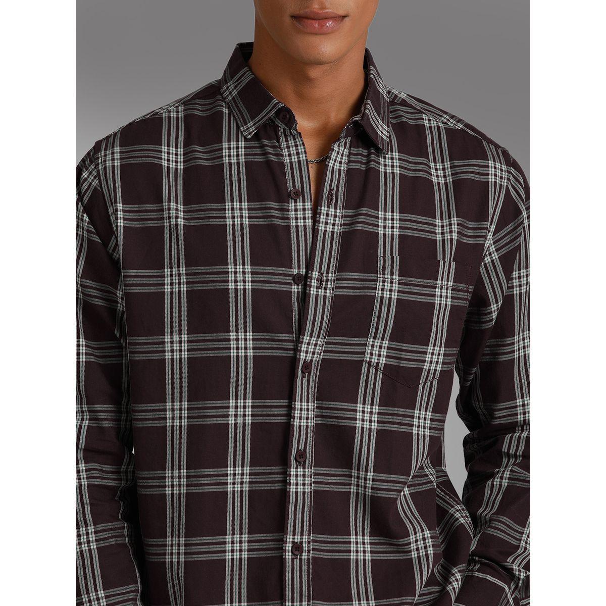 High Star X Styli Tartan Checked Pocket Detail Shirt-men-clothing-shirts-image-2