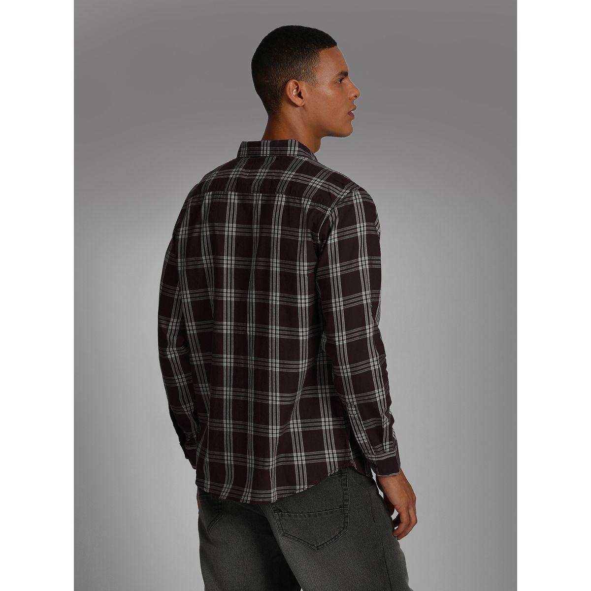 High Star X Styli Tartan Checked Pocket Detail Shirt-men-clothing-shirts-image-3