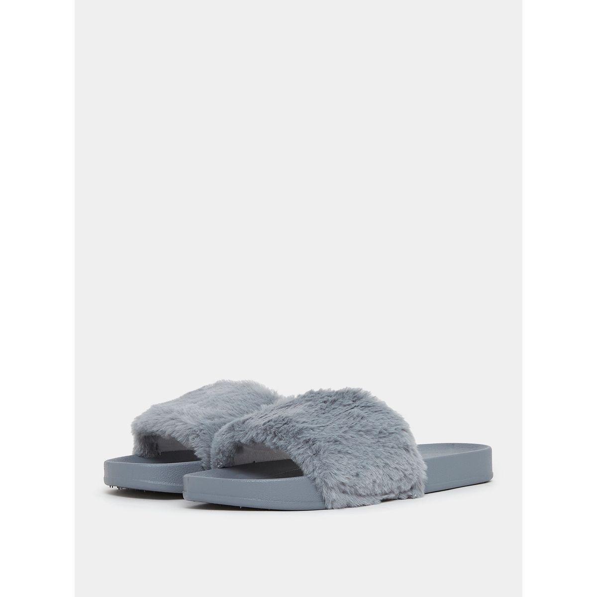 Styli Soft Fluffy Bedroom Slippers-women-shoes-bedroomslippers-image-3