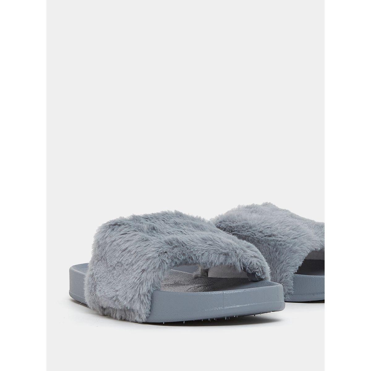 Styli Soft Fluffy Bedroom Slippers-women-shoes-bedroomslippers-image-4