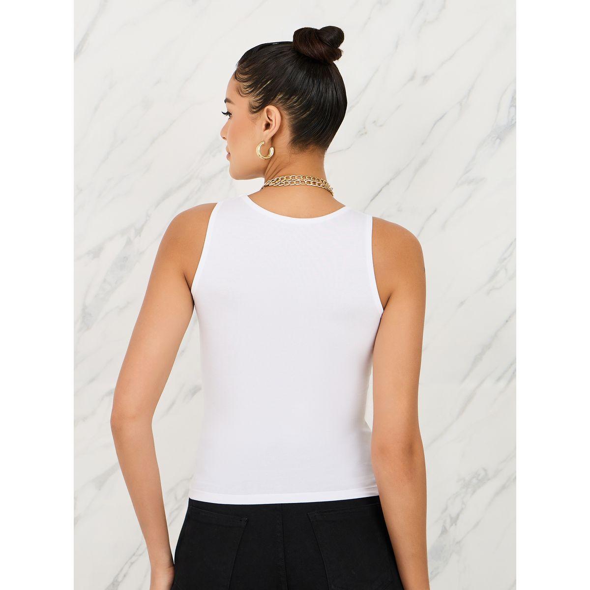 Styli Pack of 2 - Cotton Lycra Sleeveless Tank-women-clothing-tshirts-image-6